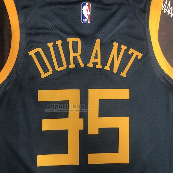 Maglia
 Kevin Durant NO 35 Golden State Warriors Citta
 2018-19 Blu
